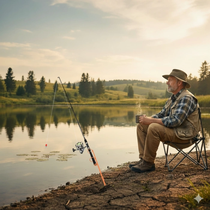 Uyguna-Yakala Olta Kamış Ayağı - Paslanmaz Çelik - Fishack - Turuncu - 10lu