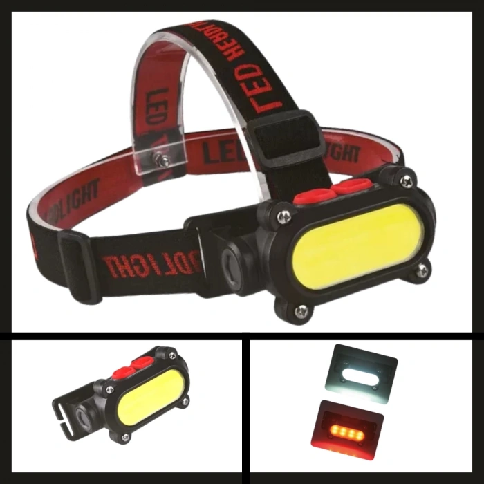 Uyguna-Yakala PT-5209 USB Şarjlı Kafa Lambası-PT-5209