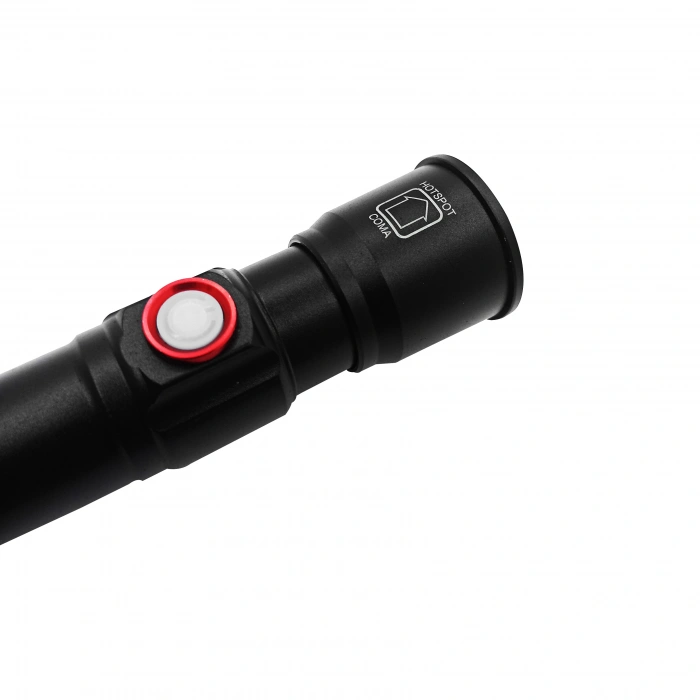 Uyguna-Yakala Panther Usb Şarjlı Metal Zoomlu El Feneri Pt-4060