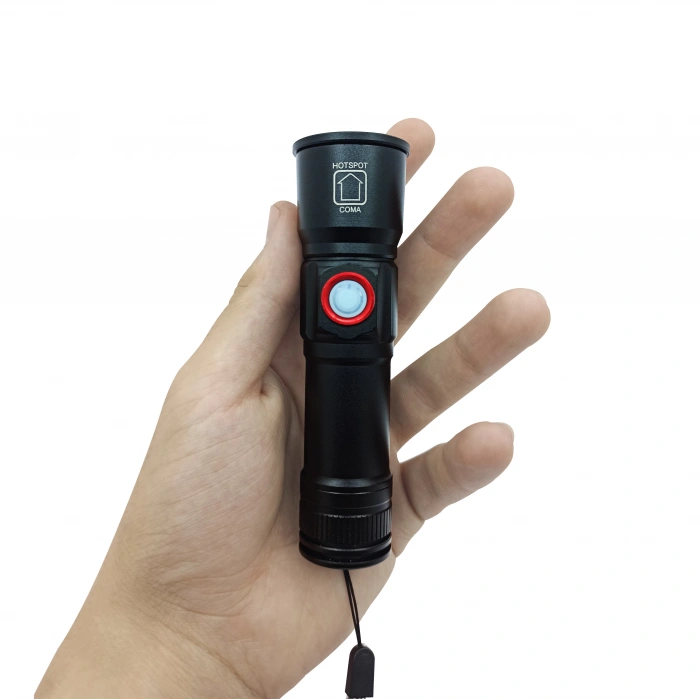 Uyguna-Yakala Panther Usb Şarjlı Metal Zoomlu El Feneri Pt-4060