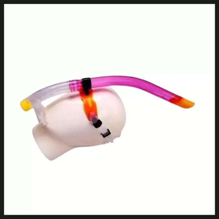 Uyguna-Yakala Pembe S15 Yetişkin Yüzücü Eğitim Şnorkel-RKL.024