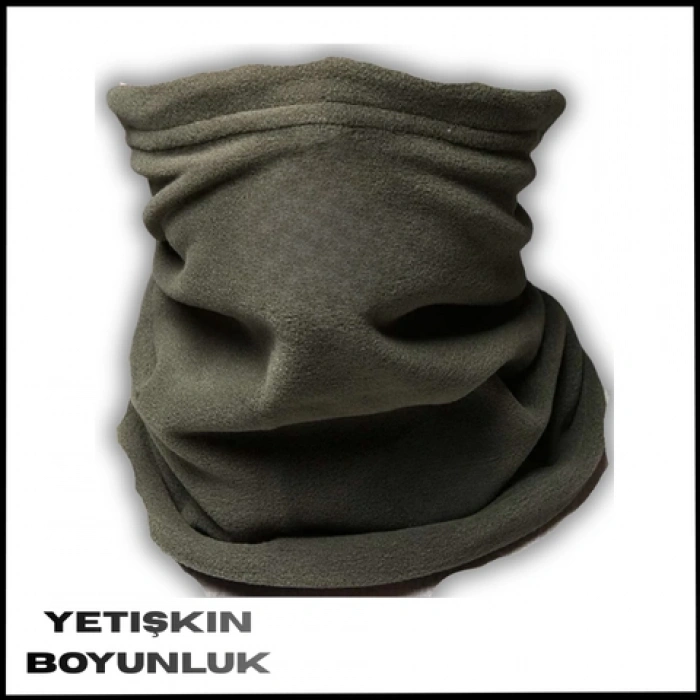 Uyguna-Yakala Polar Boyunluk - Thermoform - Haki