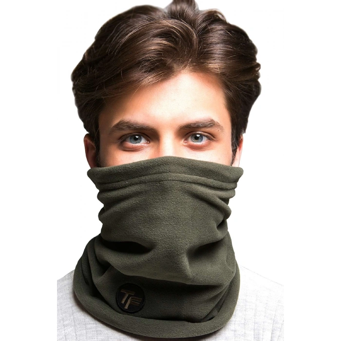 Uyguna-Yakala Polar Boyunluk - Thermoform - Haki