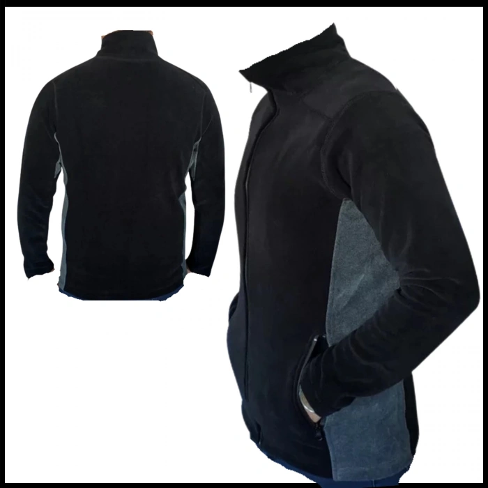 Uyguna-Yakala Polar Mont Siyah/gri-KAB.712