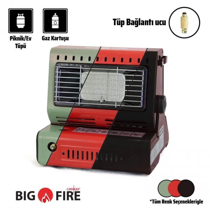 Uyguna-Yakala Portatif Kamp Sobası - Madfox Big Fire Maxi - Siyah - 547261