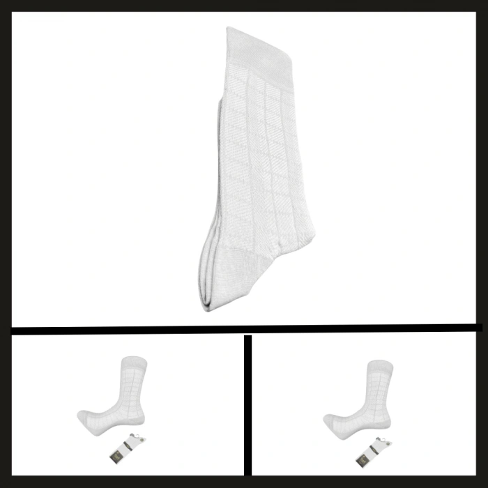 Uyguna-Yakala Gri 18139-r3 Atlas Modal Erkek Çorabı-RAP.246