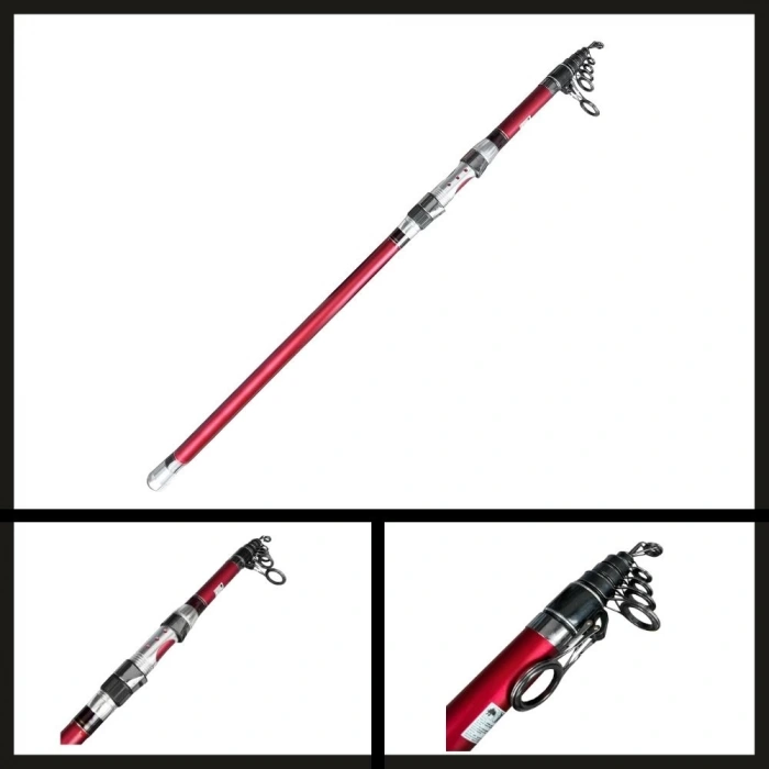 Uyguna-Yakala  100-200 Gr Protackle Redmark 4.20 Mt Teleskopik Karbon Surf Kamış-AMS.048