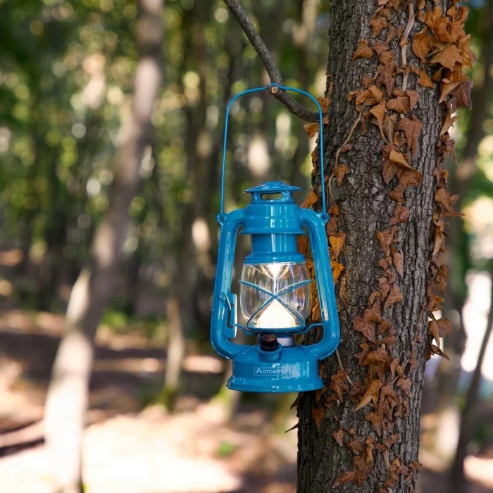 Uyguna-Yakala Retro Gemici ve Kamp Lambası - Orcamp - Mavi (OUT-4210)