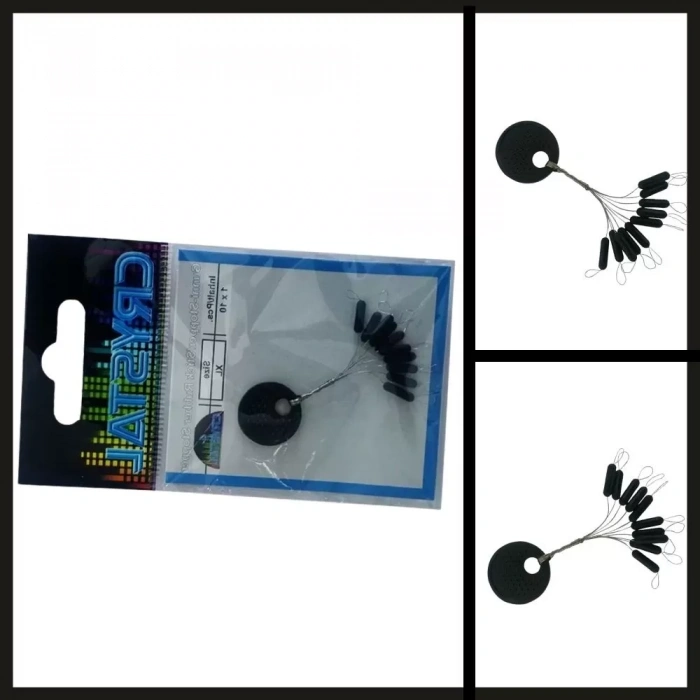 Uyguna-Yakala  S 10 Adet Crystal Kauçuk Stopper-MAL.249