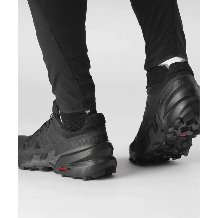 Uyguna-Yakala Salomon Speedcross 6 Erkek Koşu Ayakkabısı - Black/Black/Phantom