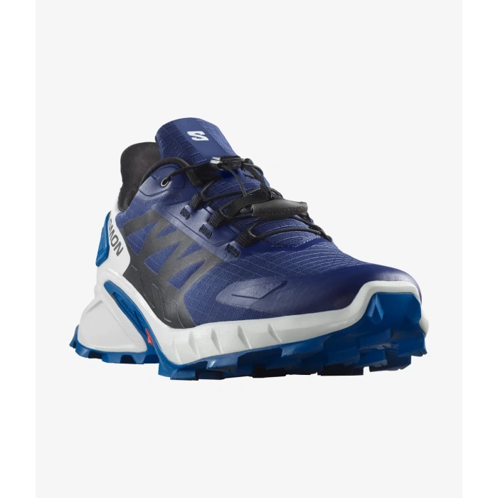 Uyguna-Yakala Salomon Supercross 4 Erkek Koşu Ayakkabısı - Blue Print/Black/Lapis Blue
