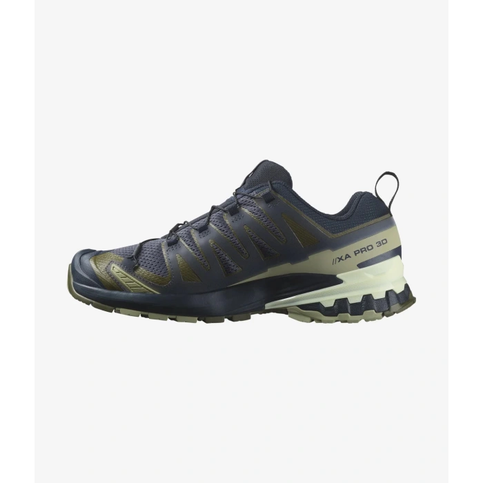 Uyguna-Yakala Salomon XA PRO 3D V9 Erkek Koşu Ayakkabısı - India Ink/Olive Night/Aloe Wash