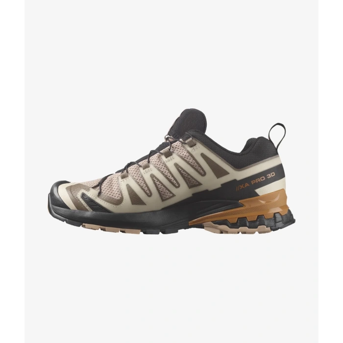 Uyguna-Yakala Salomon XA PRO 3D V9 Erkek Koşu Ayakkabısı - Natural/Black/Sugar Almond