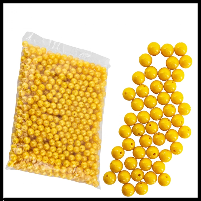 Uyguna-Yakala Sarı Yüzen Sazan Boncuğu-TAK.115