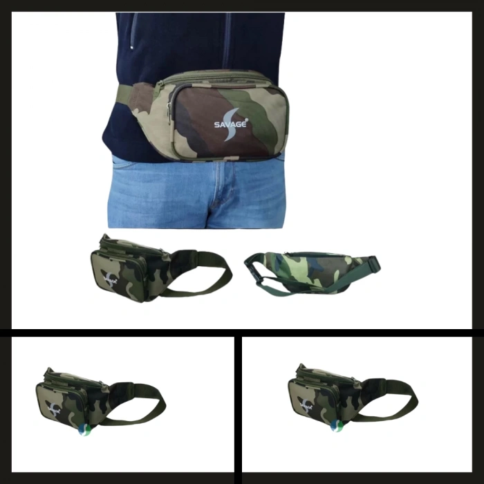 Uyguna-Yakala Kamuflaj Savage Hh0297 Bel Çantası-NTA.062