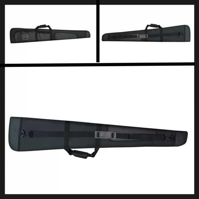 Uyguna-Yakala Siyah 120 Cm İmperteks İki Cepli Tüfek Kılıfı-AKS.080