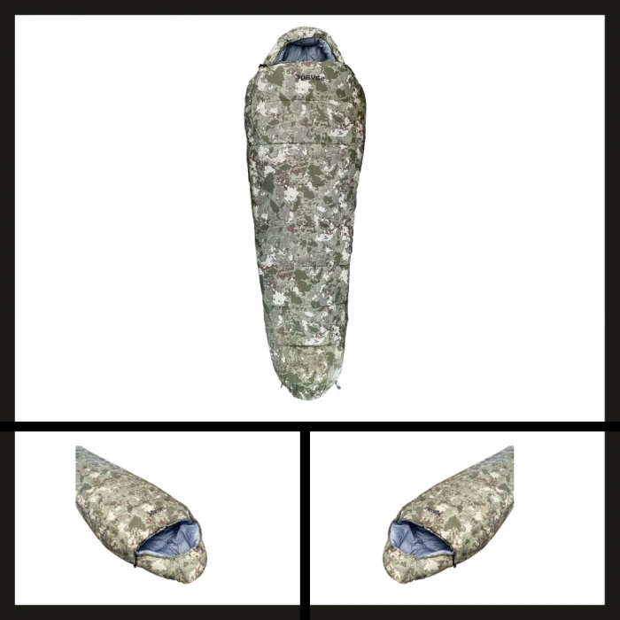 Uyguna-Yakala Yeni Dijital Kamuflaj Savage Ys-525 -25 C Uyku Tulumu-TLM.047