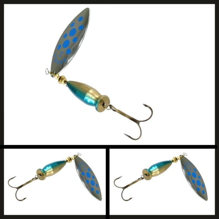 Uyguna-Yakala Gümüş/mavi No:2/16 Gr Long Döner Kaşık-KAŞ.087