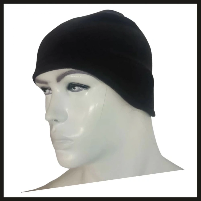 Uyguna-Yakala Siyah Savex Kulaklıklı Polar Bere-APK.091