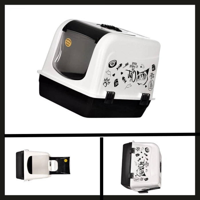 Uyguna-Yakala Maxi Kapalı Kedi Tuvaleti-VCL.100