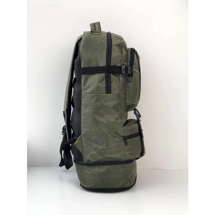 Uyguna-Yakala Savex Profesyonel Körüklü Sırt Çantası Haki 55+10 LT