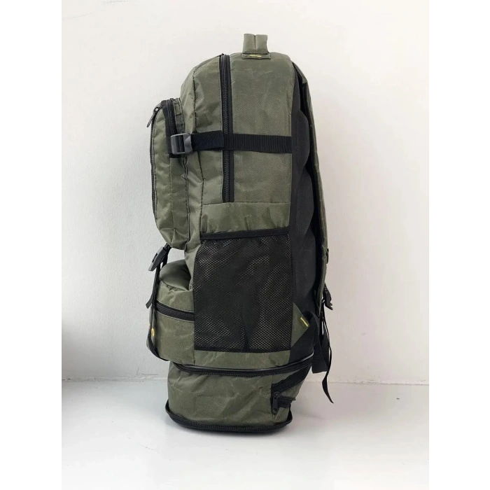 Uyguna-Yakala Savex Profesyonel Körüklü Sırt Çantası Haki 55+10 LT