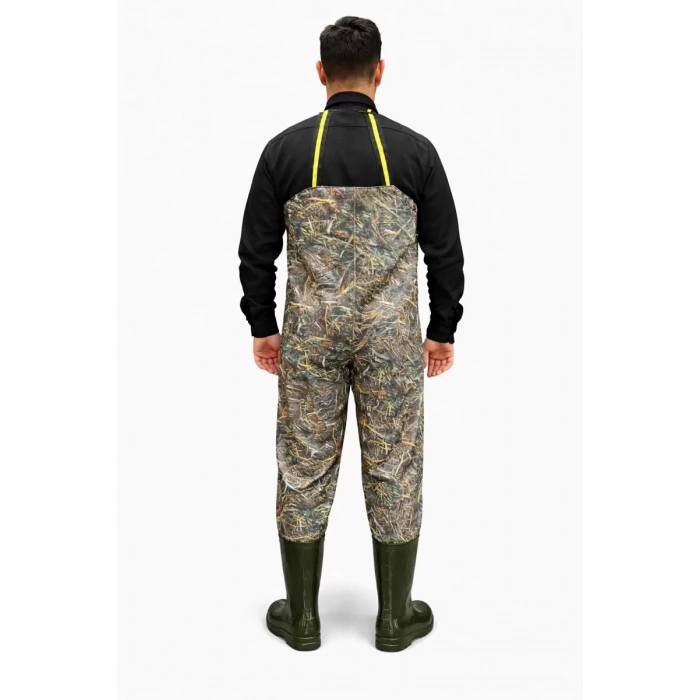 Uyguna-Yakala Savex Tulum Çizme Saz Desenli