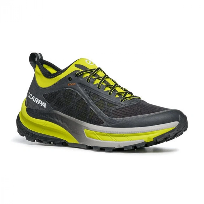 Uyguna-Yakala Erkek Koşu Ayakkabısı Black-Lime-351-BL