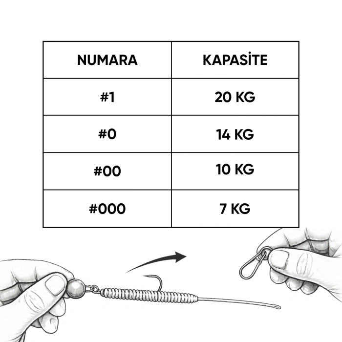 Uyguna-Yakala Snap Klips - Fishack - Paslanmaz Çelik - 20 Adet - No: #000
