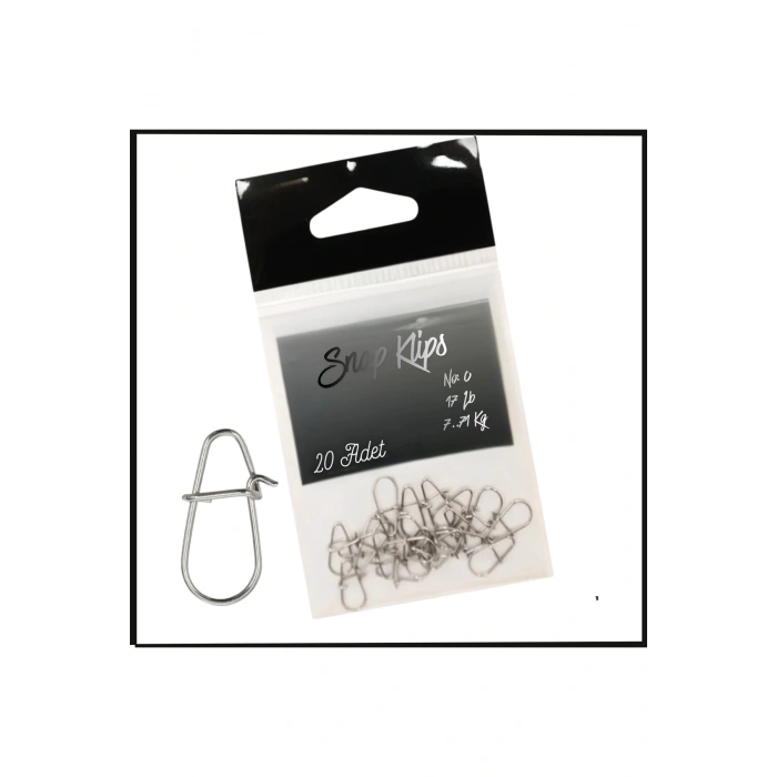 Uyguna-Yakala 20 Adet - No:0 Snap Klips - DN.048