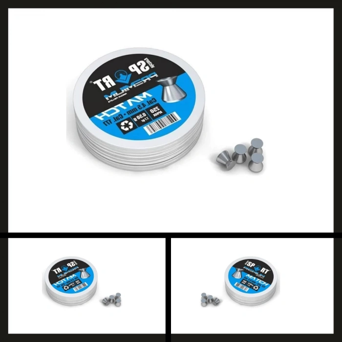 Uyguna-Yakala  4.5 Mm (250li) Premium Match Havalı Saçma-SAÇ.060