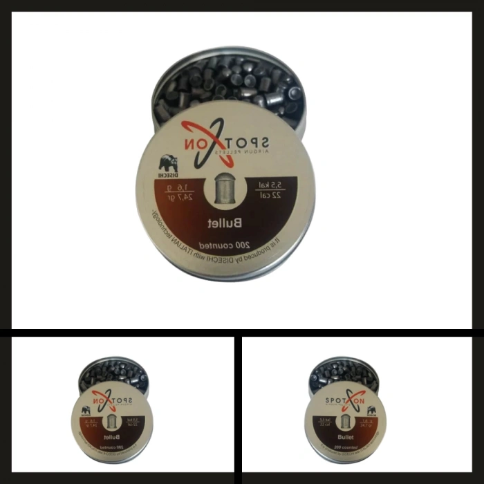 Uyguna-Yakala 5.5 Mm 200 Adet Spoton Bullet Havalı Saçma-SAÇ.073