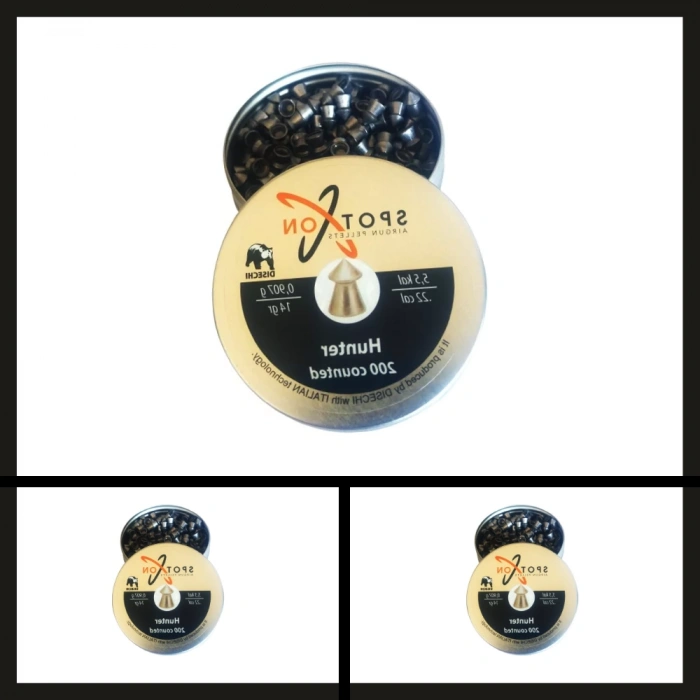 Uyguna-Yakala  5.5 Mm (200lü) Spoton Hunter Havalı Saçma-SAÇ.082