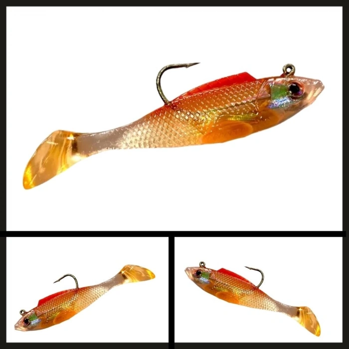 Uyguna-Yakala 11.5 Cm H38 6673  Silikon Balık-YEM.252