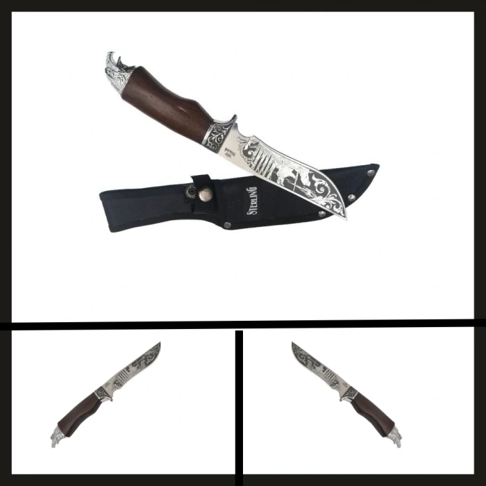 Uyguna-Yakala Kahverengi Sterling 300.s2003 Av Bıçağı-BIC.005