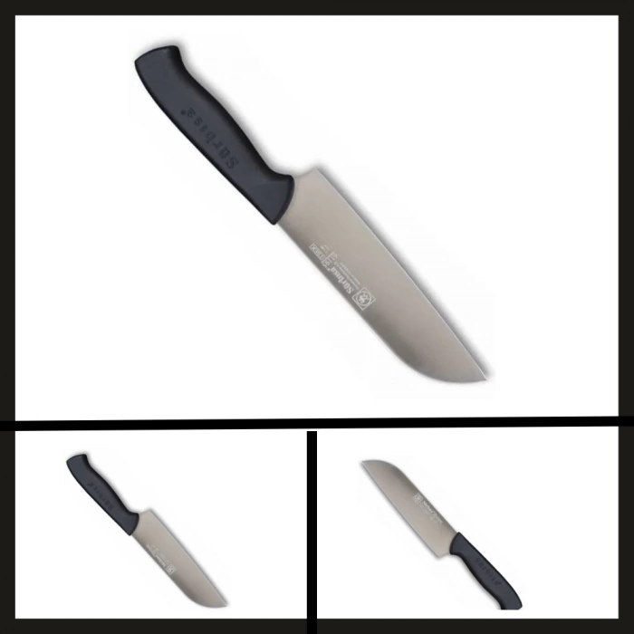Uyguna-Yakala No:61195 Sürmene Aşçı Bıçağı Santoku-BIÇ.125