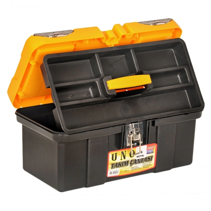 Uyguna-Yakala Takım Çantası - 16 Inç - Çelik Kilitli - Malzeme Kutusu - Mega - (Kod 147)