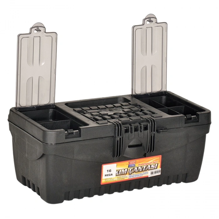 Uyguna-Yakala 16 Inç - Siyah Takım Çantası - Malzeme Kutusu-ÇAN.059