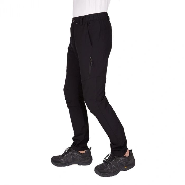 Uyguna-Yakala Pantolon - Nefes Alabilir Esnek Kumaş - Siyah-801-SH