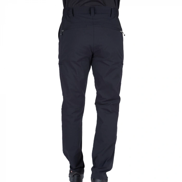 Uyguna-Yakala Siyah Pantolon Su İtici Kumaş Kargo Cepli - 601-SH