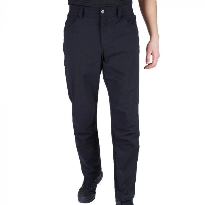 Uyguna-Yakala Siyah Pantolon - Su Kaydırıcı Esnek Kumaş - 907-SH