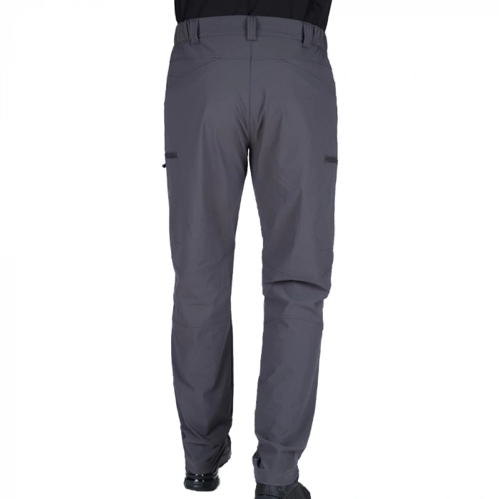 Uyguna-Yakala Antrasit Pantolon - Su Kaydırıcı Kumaş - Kargo Cepli - 906-A