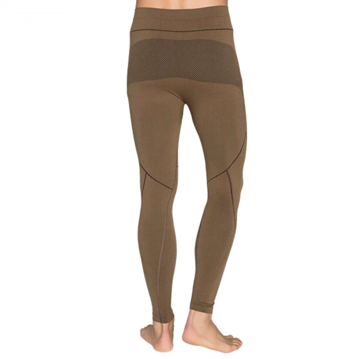 Uyguna-Yakala Termal Alt İçlik - Extreme - Erkek - Thermoform - Kahve