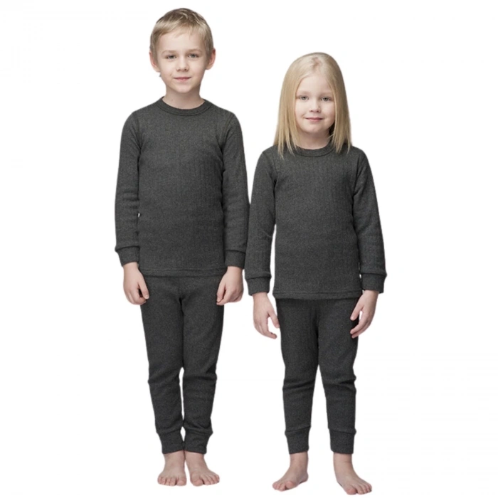 Uyguna-Yakala Termal Çocuk İçlik - Thermoform - Antrasit