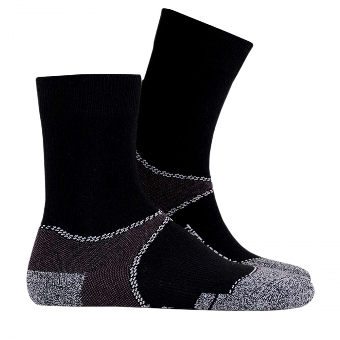 Uyguna-Yakala Termal Çorap - Walking - Thermoform - Siyah