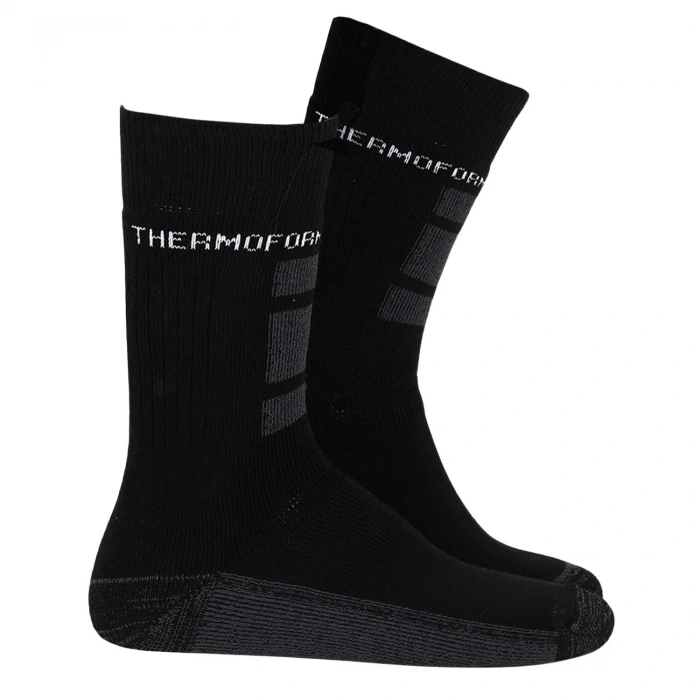 Uyguna-Yakala Termal Çorap - Worker - Thermoform - Siyah