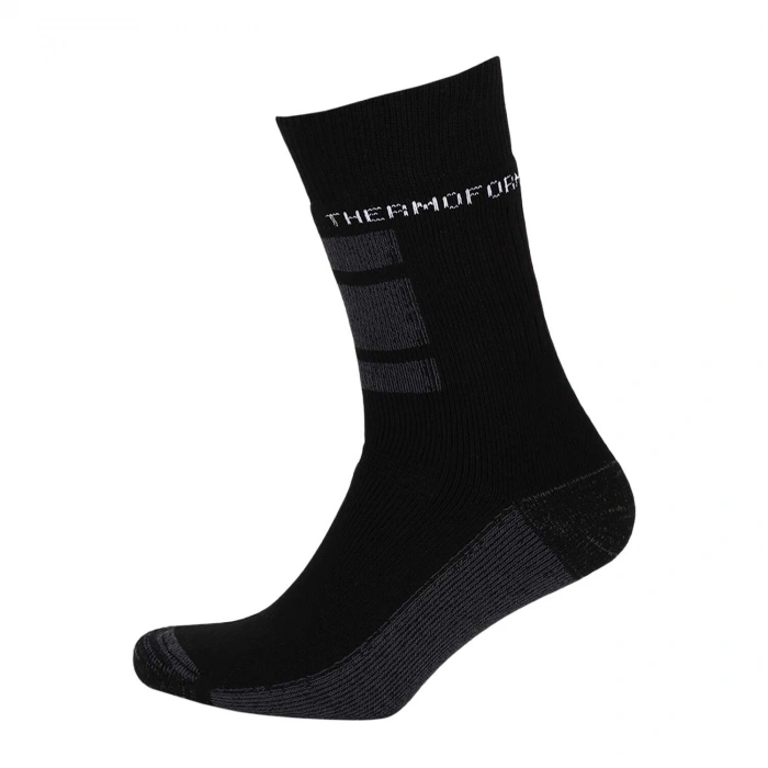 Uyguna-Yakala Termal Çorap - Worker - Thermoform - Siyah