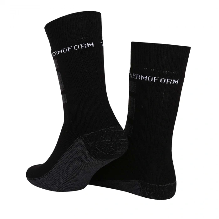 Uyguna-Yakala Termal Çorap - Worker - Thermoform - Siyah