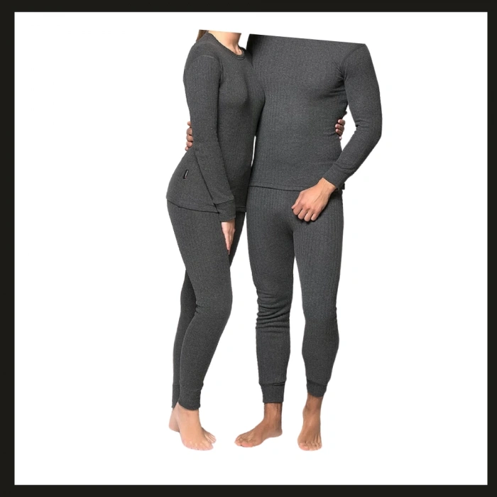 Uyguna-Yakala Thermoform Soft Termal Antrasit İçlik Set (hzt12001)