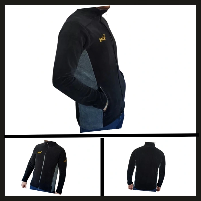 Uyguna-Yakala Polar Mont Siyah/gri-KAB.712